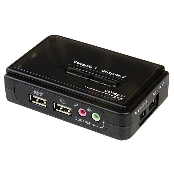 StarTech SV211KUSB ブラック USB接続KVMスイッチキット(2ポート) メーカー直送