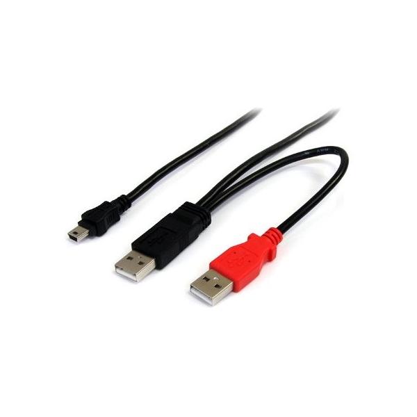 StarTech USB2HABMY6 USB YdP[u(USB A - mini B) Y^p[P[u (1.8mEOtn[hfBXNɑΉ) [J[