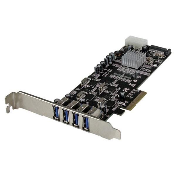 StarTech PCIE USBカード PEXUSB3S44V USB 3.0 4ポート増設PCI Expressインターフェースカード 4個の