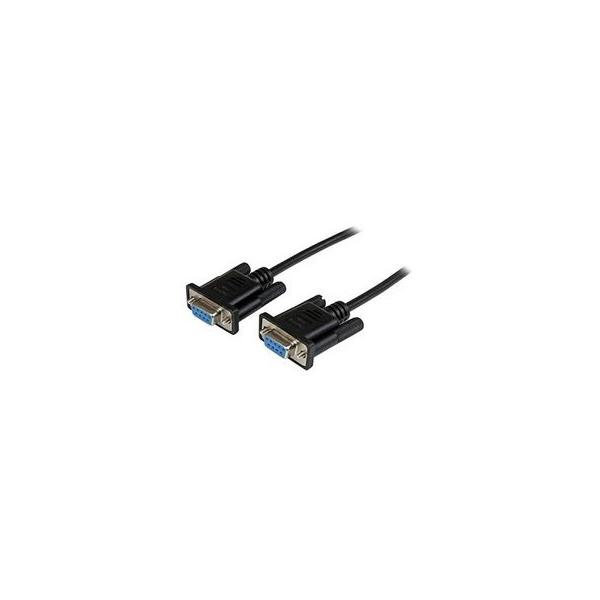 StarTech SCNM9FF2MBK ubN RS232CVANX/kfP[u X(DB-9/D-Sub9s) ] X 2m [J[