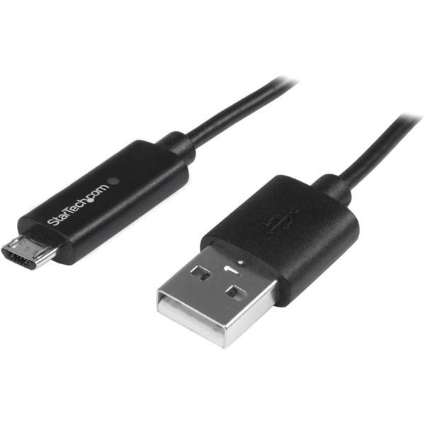 StarTech USBAUBL1M �}�C�N��USB�[�d�P�[�u�� 1m (�[�d���m�点LED���C�g�t��) ���[�J�[����