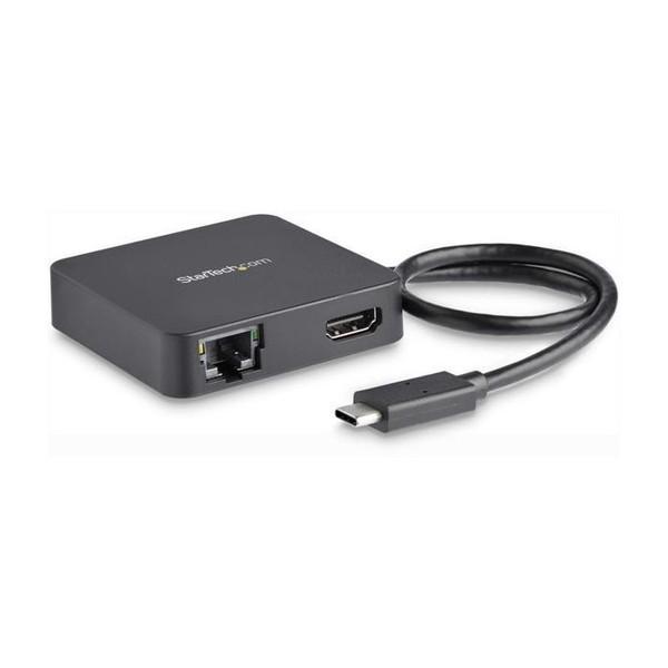 StarTech DKT30CHD USB Type-C }`|[gA_v^ 1x4KΉHDMI 1xMKrbgC[Tlbg(GbE) 1xUSB Type-C 1xUSB-A