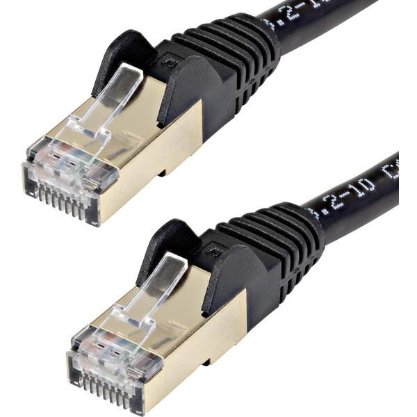 StarTech 6ASPAT2MBK ubN JeS[6A LANP[u 10GbEΉCat6aP[u 2m c܂h~RJ45RlN^