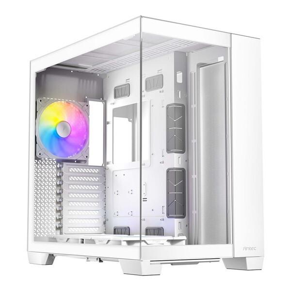 Antec C8 フルタワーケース ホワイト Antec、フロント部分にシックなアルミ製パネルを搭載した冷却型