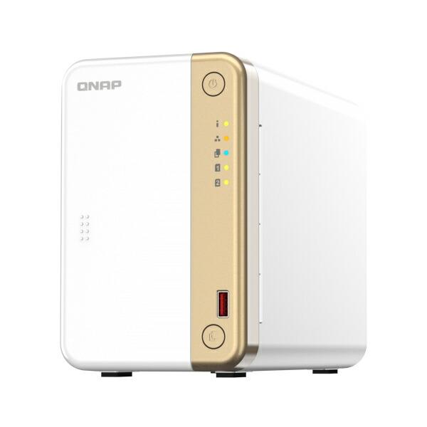 QNAP TS-262 TS-262-4G マルチメディアNAS 2ベイ HDDレス タワー型NAS 