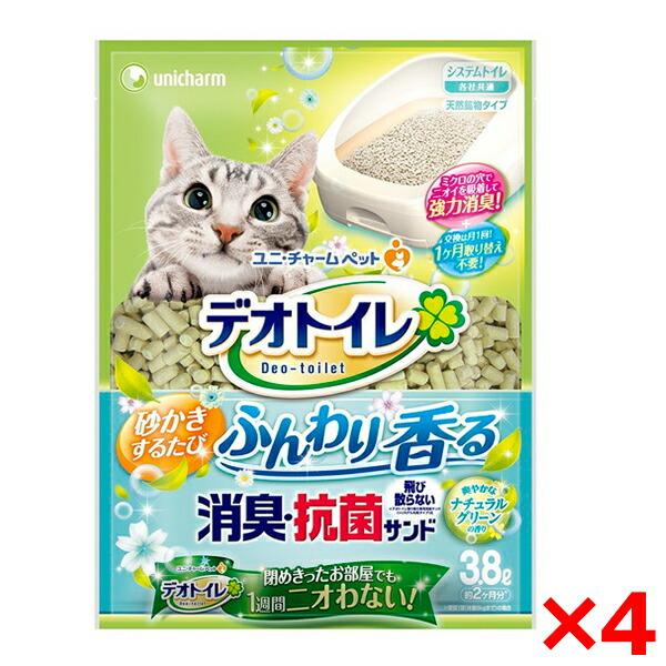 unicharm（ユニチャーム） 4個セット デオトイレ ふんわり香る消臭