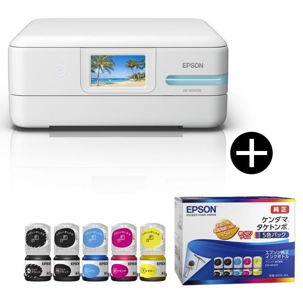 EPSON EW-M754TW ホワイト A4カラーインクジェット複合機 EPSON EW-M754TW ホワイト A4カラーインクジェット複合機