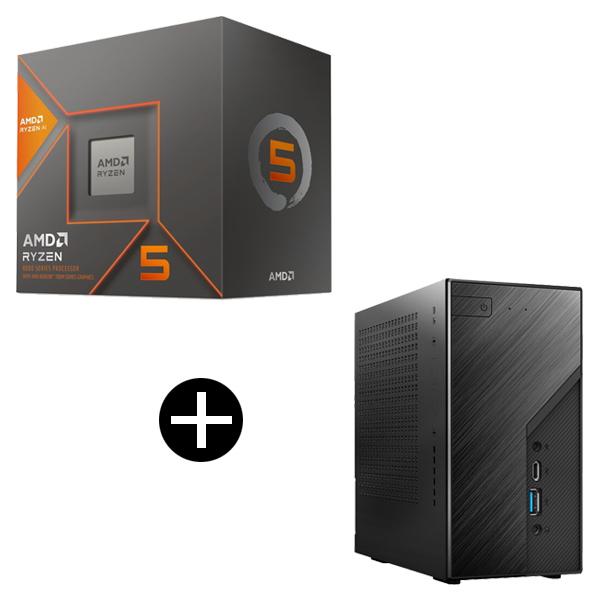 【牛乳パック3個分くらい・すぐ使用可】ミニサイズPC Ryzen5 8600G ASCII.jp：Ryzen 5 8600Gを標準搭載する1.92LのBTO PC、超小型PC