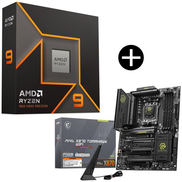 AMD Ryzen 9 9950X W/O Cooler WOF (16C/32T、4.3GHz、170W) CPU