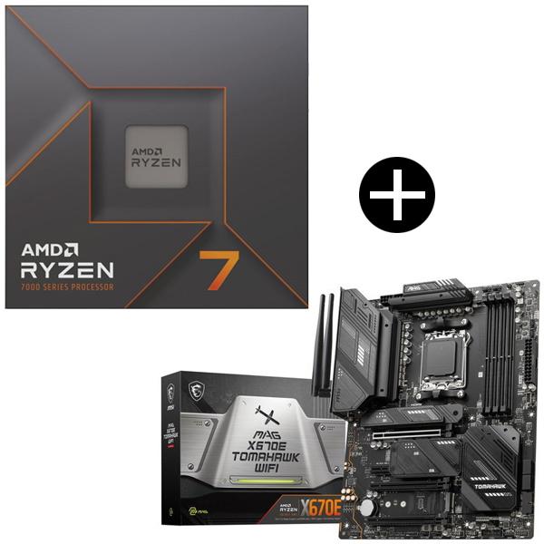 国内正規品 AMD Ryzen7 7700X W/O Cooler CPU + MSI MAG X670E 国内正規品 AMD Ryzen7 7700X W/O Cooler CPU + MSI MAG X670E