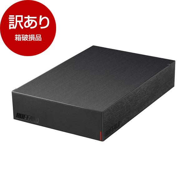 BUFFALO（バッファロー） 箱破損品 BUFFALO HD-LE4U3-BB ブラック 外