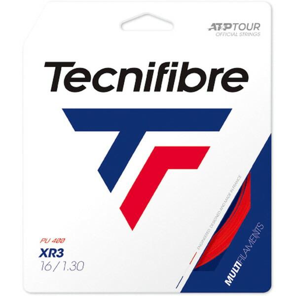 Tecnifibre (テクニファイバー) 硬式テニス用 ガット XR3 レッド 1.30 
