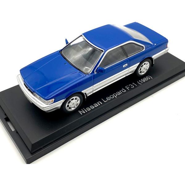 ノレブ ジェイ ニッサン レパード F31 86ブルー 1/43 キッズ こども