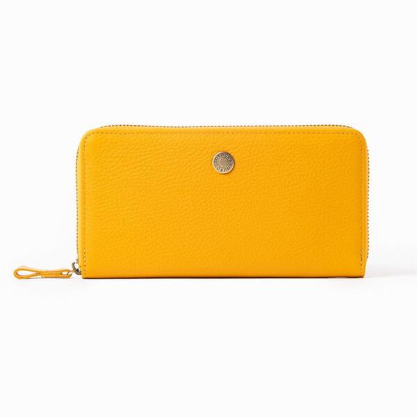 豊岡工房 仕分け易いが分けられる牛革長財布 イエロー 437318 小田清 小田清 豊岡工房 仕分け易いコインが分けられる牛革長財布 イエロー