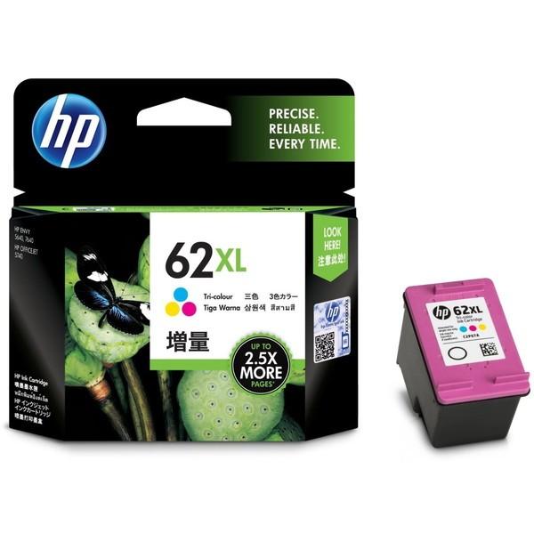 HP 62XL 3色 インクカートリッジ 5個セット 日本HP HP C2P07AA 3色カラー 62XL インクカートリッジ 増量 メーカー