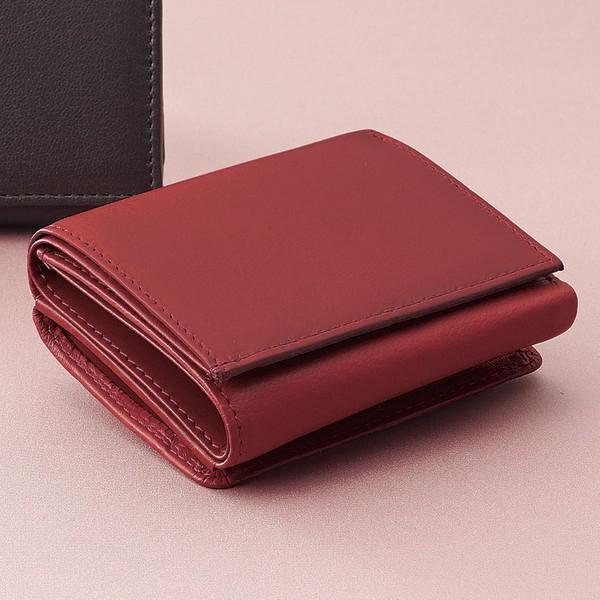 ジョセフ・エロール ディアスキン三つ折り札入れ 63JE33-30 レッド(代引不可)【送料無料】 ジョセフ・エロール（JOSEPH EREUIL） 11102604 63JE33-30 ディア