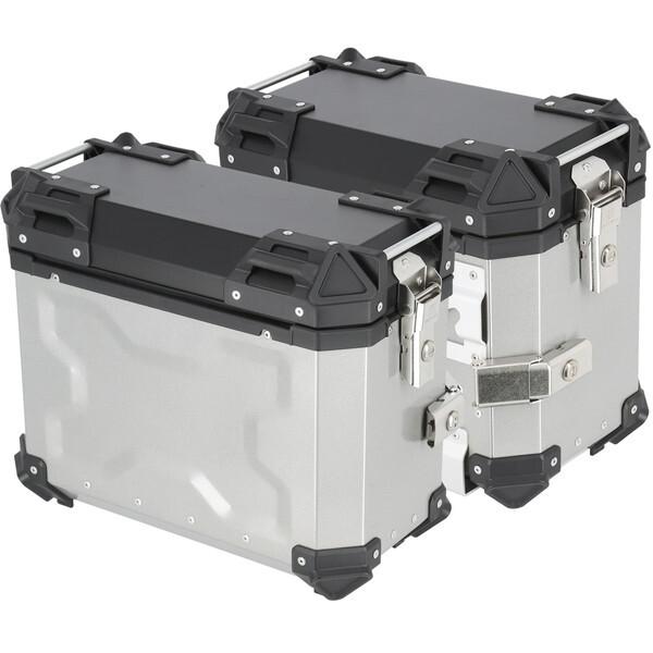RIDEZ RIDEZ HXS38 SV HARD WORX パニアケース SILVER 38L 左右SET