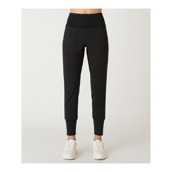 リアルストーン ジョガーパンツ RS-C524PP-B-M ブラック Mサイズ ウエスト60.0 トレーニングウェア レディース 下 スポーツ アウトドア 冬 消臭 吸水 速乾 Real Stone（リアルストーン） ジョガーパンツ RS-C524PP-B-M ブラック