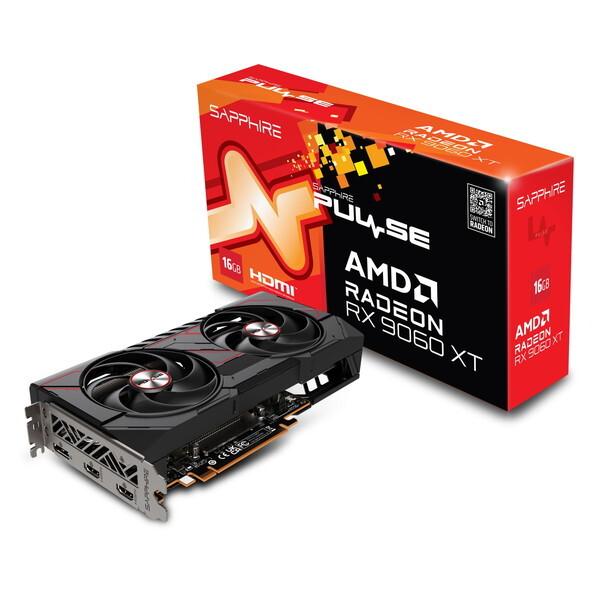 SAPPHIRE｜サファイア SAPPHIRE PULSE Radeon RX 9060 XT GAMING OC 16GB グラフィックボード(ブラック) PULSERX9060XT16GB 返品種別B