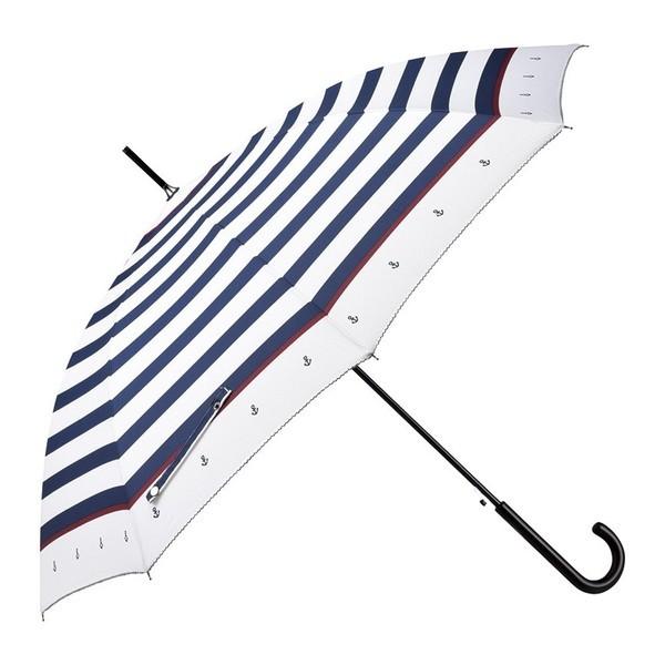 ドリーオブトロイマリンボーダージャンプ傘 ネイビー Premoa Paypayモール店 通販 Paypayモール