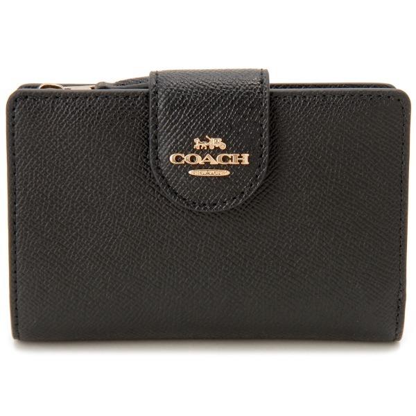 新品✨ COACH コーチ 二つ折り財布 ブラック C6390 箱・袋付 COACH（コーチ） 【並行輸入品】 二つ折り財布 ブラック 6390 IMBLK MD