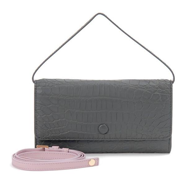 ✨りゅうりゅう✨ ロダニア マットクロコダイル お財布ショルダー ✨りゅうりゅう様専用✨ ロダニア マットクロコダイル お財布