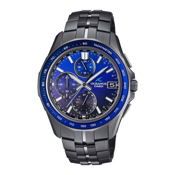 腕時計 時計 CASIO カシオ OCEANUS オシアナス マンタ メンズ OCW-S7000B-2AJF ソーラー充電 ブラック 黒 誕生日 新生活 クリスマス 父の日 プレゼント ギフト