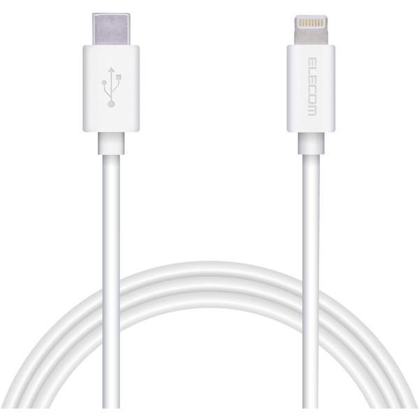 LightningP[u ELECOM GR MPA-CL15WH USB C-LightningP[u X^_[h 1.5m zCg