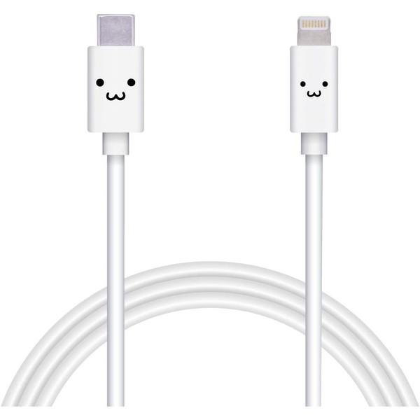 LightningP[u ELECOM GR MPA-FCL15WF USB C-LightningP[u X^_[h 1.5m zCgtFCX