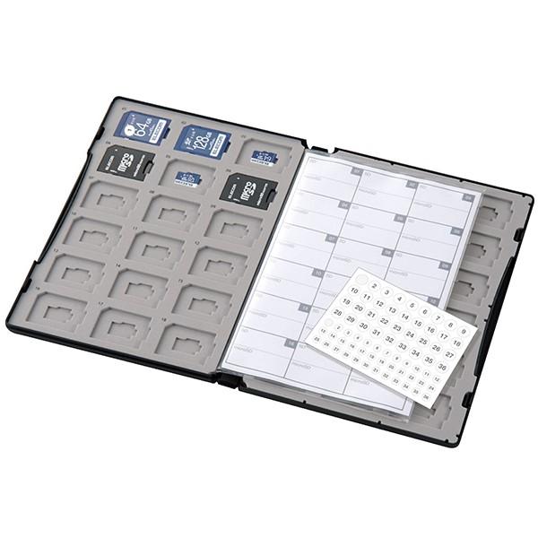 J[hP[X ELECOM GR CMC-SDCDC02BK DVDg[P[X^ }CNSDJ[hESDJ[hP[X 72[(SD 36 + microSD 36)