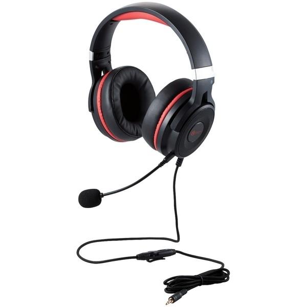 �w�b�h�Z�b�g ELECOM �G���R�� HS-G60BK �u���b�N �Q�[�~���O�w�b�h�Z�b�g HS-G60 �I�[�o�[�w�b�h ���[�J�[����