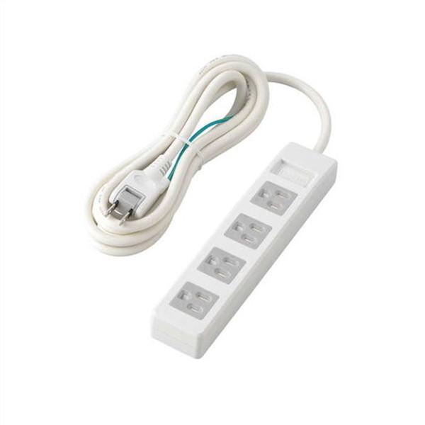 ELECOM（エレコム） マルチタップ T-T1C-3425WH 3pinタップ ホコリ