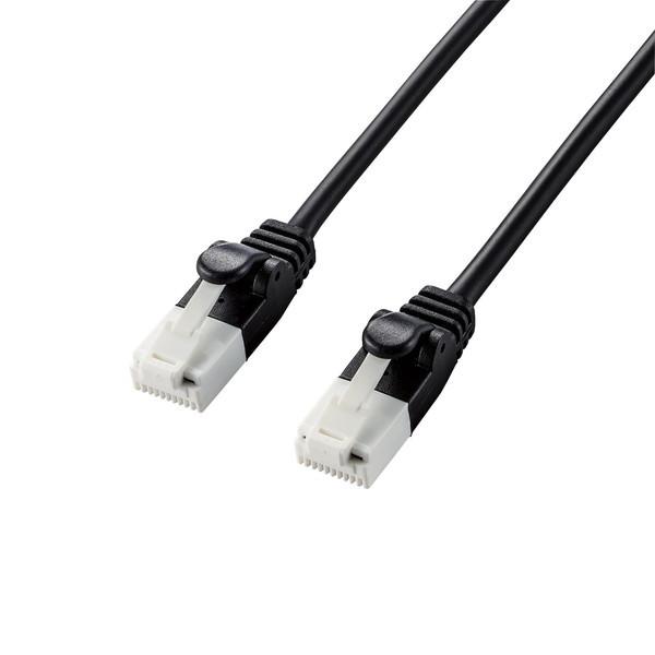 LANP[u ELECOM GR LD-GPAYT/BK20 Cat6A 炩 c܂Ȃ 2m ubN