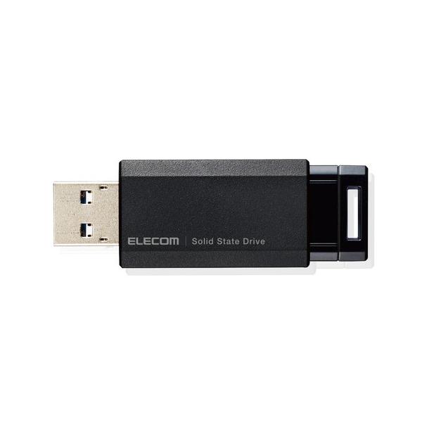 OtSSD ELECOM GR ESD-EPK0250GBK SSD Ot |[^u 250GB ^ mbN USB3.2(Gen1)Ή ubN PS4/PS4Pro/PS5 [J[