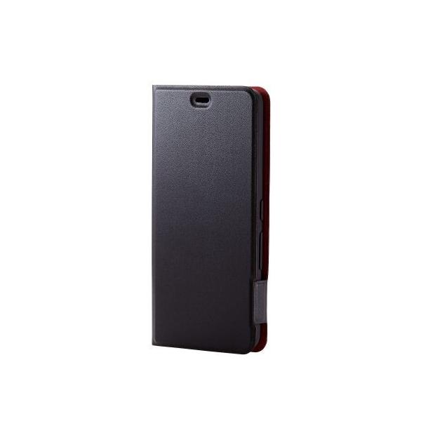 �X�}�z�P�[�X ELECOM �G���R�� PM-F211PLFUBK arrows Be4 Plus �J�o�[ �蒠�^ ���U�[ ���^ �t���b�v �}�O�l�b�g �X�^���h �|�P�b�g×1 UltraSlim �u���b�N
