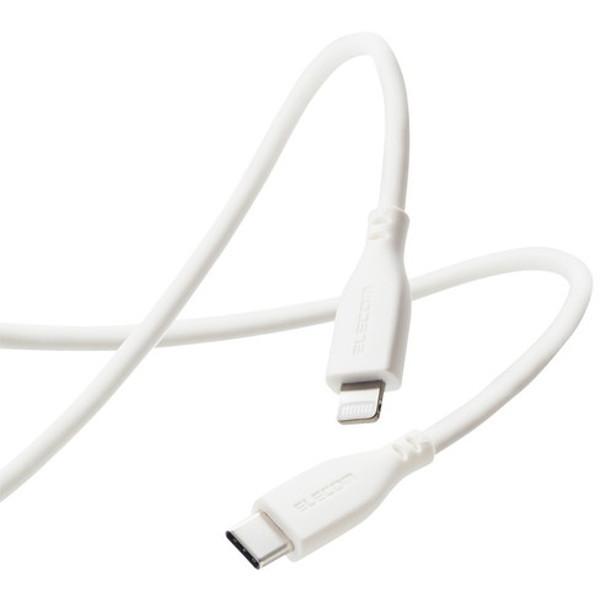 LightningP[u ELECOM GR MPA-CLSS20WH iPhone[dP[u CgjO USB Type-C VRf 2.0m zCg