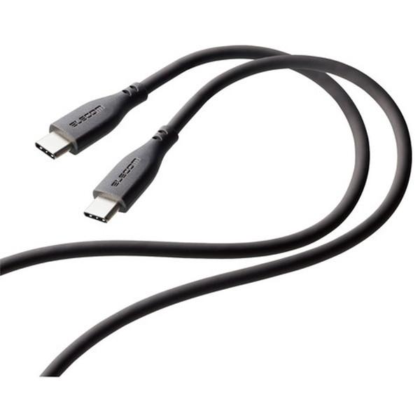 USBP[u ELECOM GR MPA-CCSS20GY USB-C to USB-C [dP[u 2m PDΉ ő60W iPad Androide ̑@Ή Ȃ߂炩 _ ϋv O[