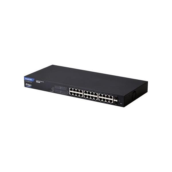 M*A様 ELECOM EHB-SG2C24F-PL 24ポートスイッチ ELECOM（エレコム） レイヤー2スイッチ EHB-SG2C24F-PL 法人向け