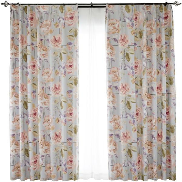 スミノエ ディズニー 遮光 カーテン ローズグリッド 100 135cm 1枚入 M12 Xprice Paypayモール店 通販 Paypayモール