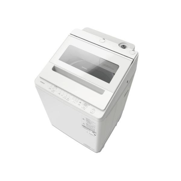 日立（HITACHI） BW-V100P(W) ホワイト ビートウォッシュ 全自動洗濯機