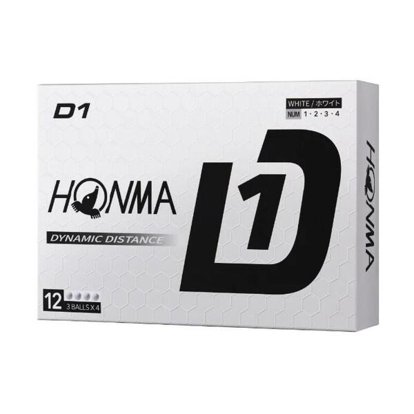 HONMA GOLF ホンマ D1 ゴルフボール 2024年モデル 1ダース(12個 HONMA GOLF ホンマ D1 ゴルフボール 2024年モデル 1ダース(12個