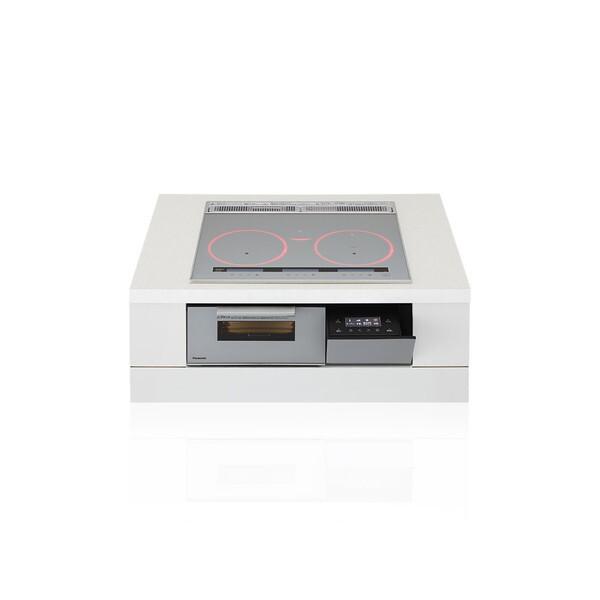 ●u.パナソニック IHクッキングヒーター【KZ-A1M6S】Aシリーズ 3口IH 幅60cm ラクッキングリル シングル(右IH)オールメタル対応 シルバー/シルバー Panasonic（パナソニック） PANASONIC KZ-A1M6S シルバー Aシリーズ