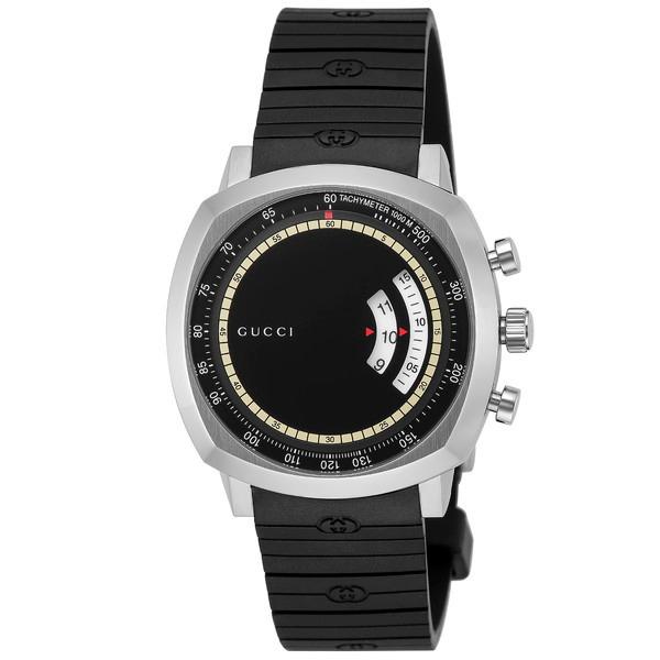 GUCCI グッチ 腕時計グリップYA157301　稼働品　未使用 並行輸入品】グッチ GUCCI GRIP YA157301 腕時計 メンズ ブラック