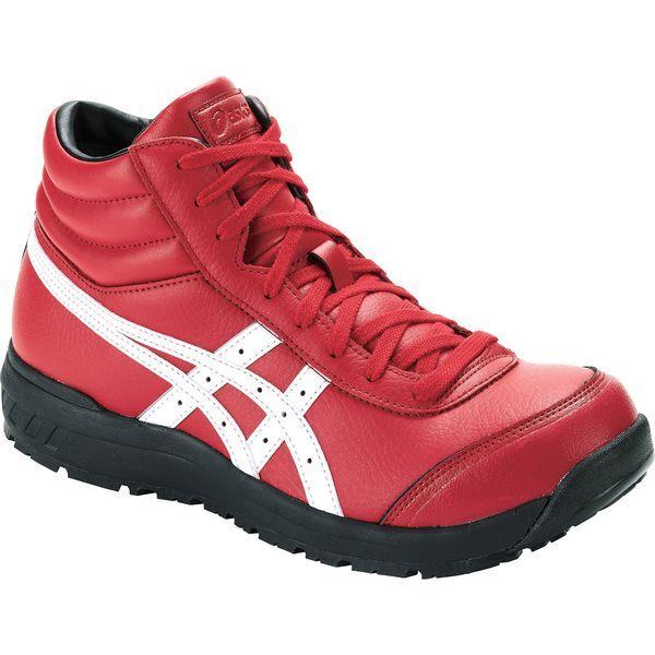 アシックス ウィンジョブ CP701 紐タイプ レッド×ホワイト 25.0㎝ ASICS（アシックス） ウィンジョブCP701 クラシックレッドXホワイト