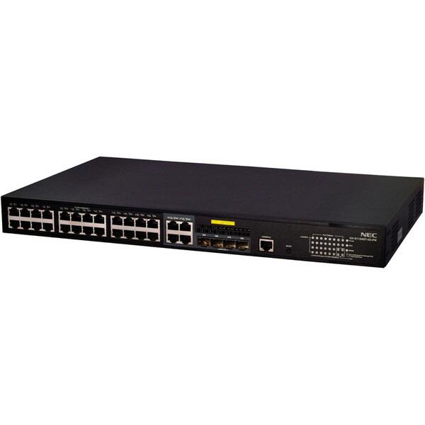 NEC NEC QX-S1124GT-4G-PW 1GbEベーシックPoE+・レイヤ2スイッチ