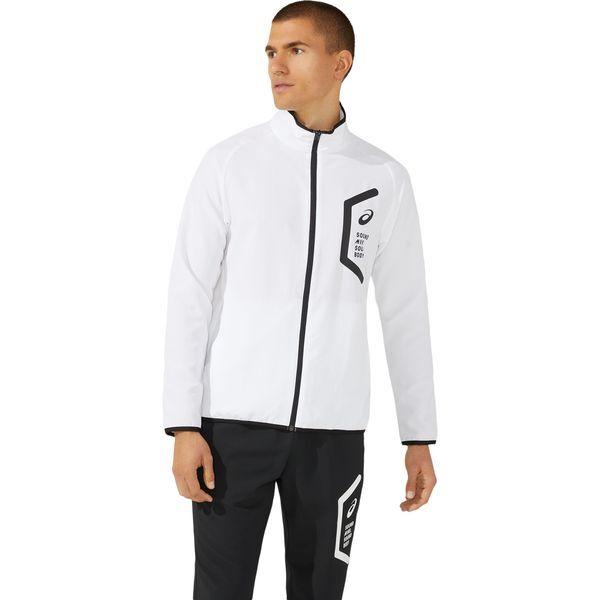 アシックス スポーツウエア TEAM HEX DRY CROSS JACKET BRILLIANT WHITE 2XL 2031E052 100 ASICS（アシックス） スポーツウエア TEAM HEX DRY CROSS JACKET