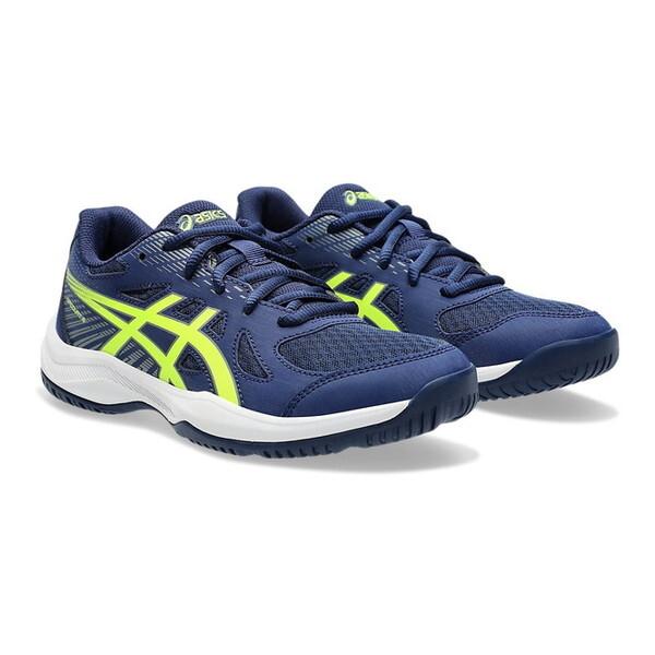 アシックス バレーボールシューズ UPCOURT 6 GS BLUE EXPANSE/SAFETY 
