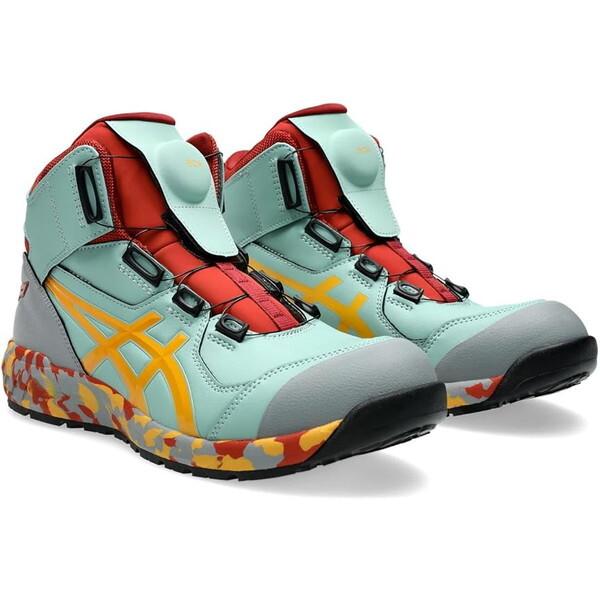 ASICS アシックス 安全靴 ウィンジョブCP304 ライトセラドン×タイガー
