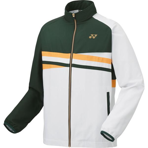 スポーツウエア ユニ裏地付ウィンドウォーマーシャツ(フィットスタイル) グリーン S 70101 328 ヨネックス YONEX（ヨネックス） スポーツウエア ユニ裏地付ウィンドウォーマー