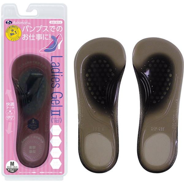 ASHIMARU アシマル インソール レディースジェル II ブラック M ASHIMARU アシマル インソール レディースジェル II ブラック M